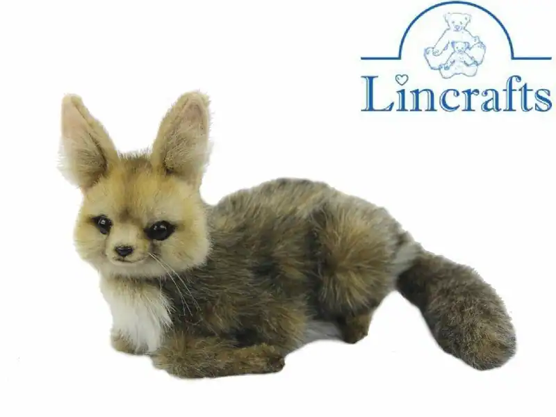 Hansa liegender Cape Fox 8093 Plüschtier Kuscheltier verkauft von Lincrafts UK