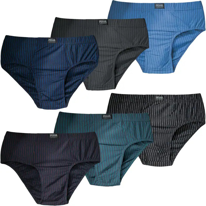 10er Pack Herren Slips Briefs Baumwolle M-10XL Unterhosen Übergröße Unterwäsche