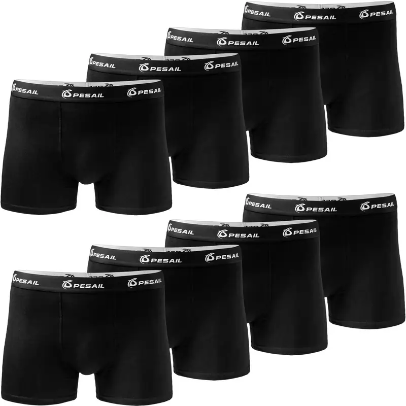 4-8 PackKinder Boxershorts aus Baumwolle Jungen Unterhose 110-176 Schwarz