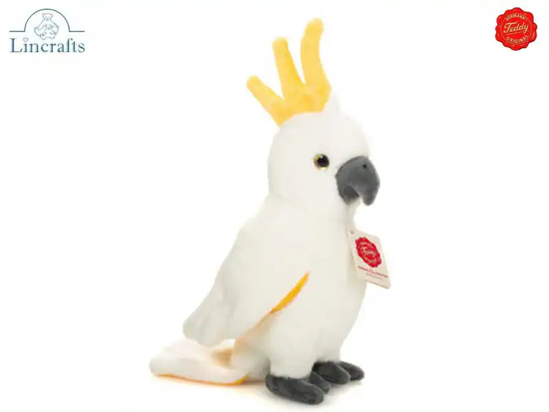 Teddy Hermann Kakadu Plüschtier Stofftier Sittich Vogel Teddy Geschenk 94177