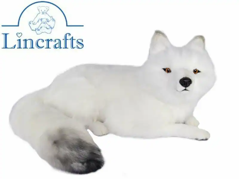 Hansa Polarfuchs 7500 Plüschtier Kuscheltier verkauft von Lincrafts UK Est 1993