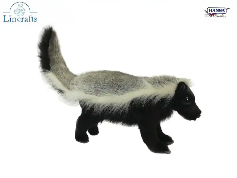 Ratel (Honey Badger) 7815 Stofftier von Hansa - brandneu - Lincrafts UK Est 1993