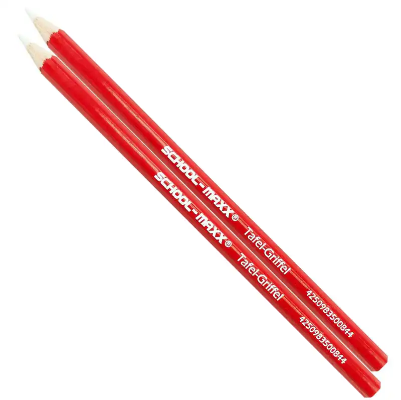 2 Griffel Stifte für Schiefertafel rot Tafel Milchgriffel Schiefer Schultafel