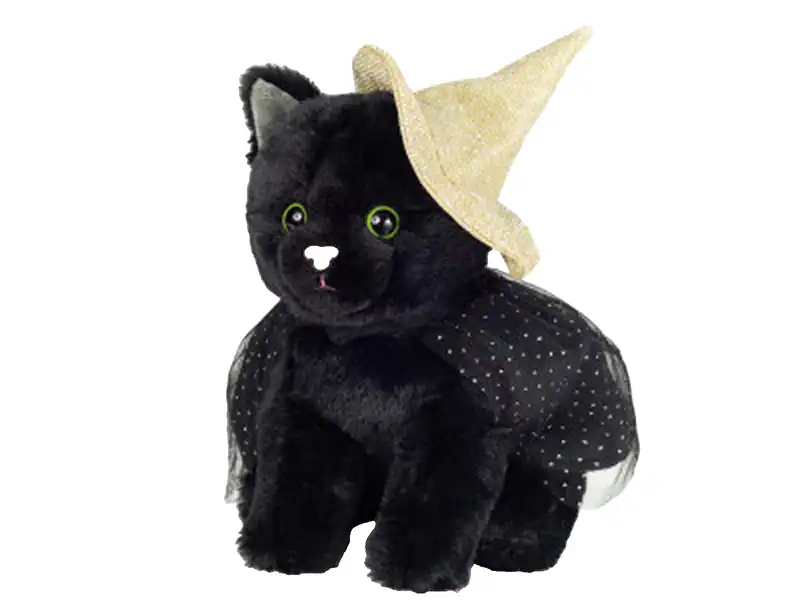 Teddy Hermann Halloween Hexe Katze Plüschtier Kuscheltier gruselig Teddy