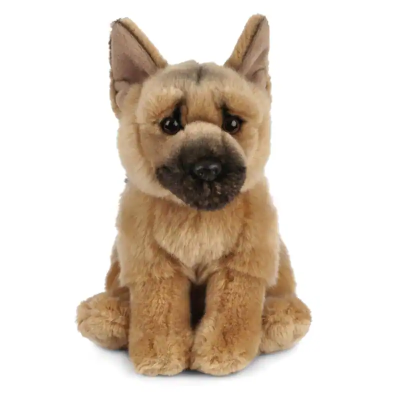 Deutscher Schäferhund Welpe Plüschtier Stofftier Hund Teddy von Living Nature.