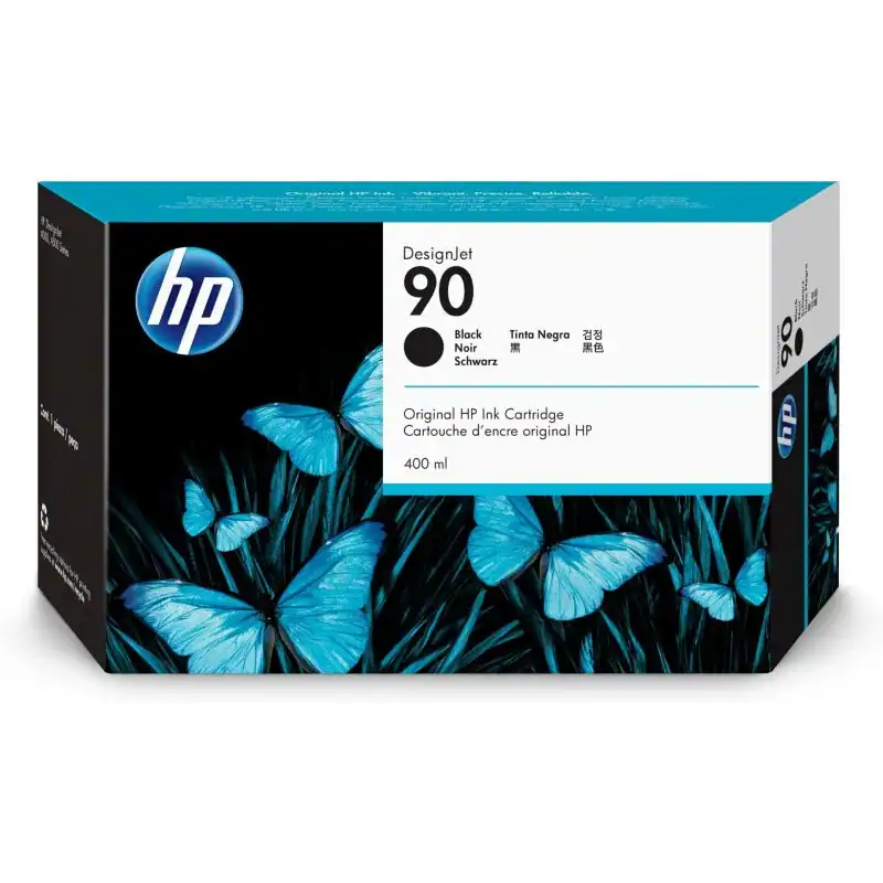 HP original 90 schwarz DesignJet 4000 ps 4500 ps mfp OVP DATUM 2020-2022