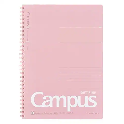 Campus Notizbuch Medium horizontal liniert gepunktet Cutoff B5 pink S-S111BT-P