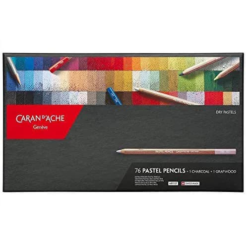 CARAN D`ACHE Farbstift wasserlöslich Pastellstift 0788-376 76color