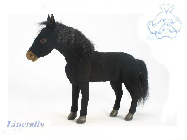 Hansa Black Stallion 3522 Plüschtier Kuscheltier verkauft von Lincrafts UK Est