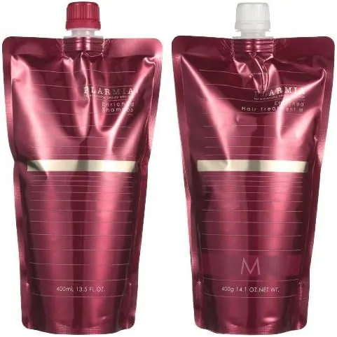 Milbon Plarmia Enriched Shampoo 400 ml + Treatment F 400 g Nachfüllset JPN