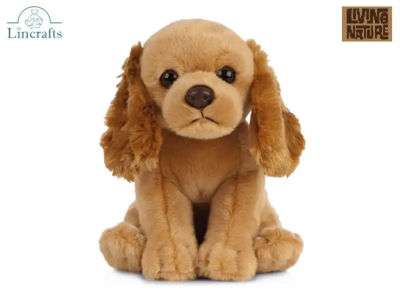Sitzender Cocker Spaniel Plüschtier Stofftier Hund Teddy 10 Jahre Garantie.
