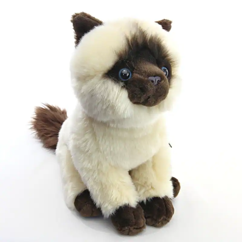 Sitzende Siamkatze Plüschtier Kuscheltier Kätzchen Teddy von Faithful Friends