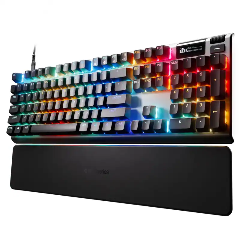 Gaming Tastatur, kabelgebunden, englisches Layout, schwarz, Full Size, 64660