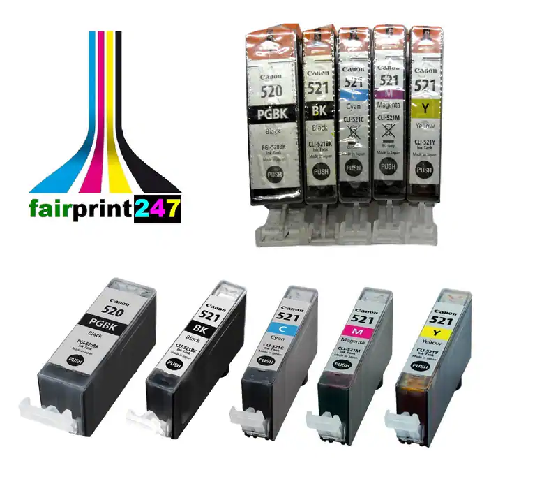 Original Canon PGI-520 CLI-521 alle Farben, im Set oder einzeln, KEIN REFILL