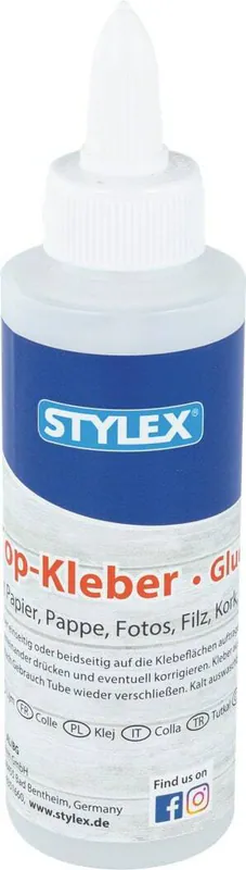 Universalkleber 100 gr. Flasche auf Wasserbasis klebt Papier Pappe Kork Holz