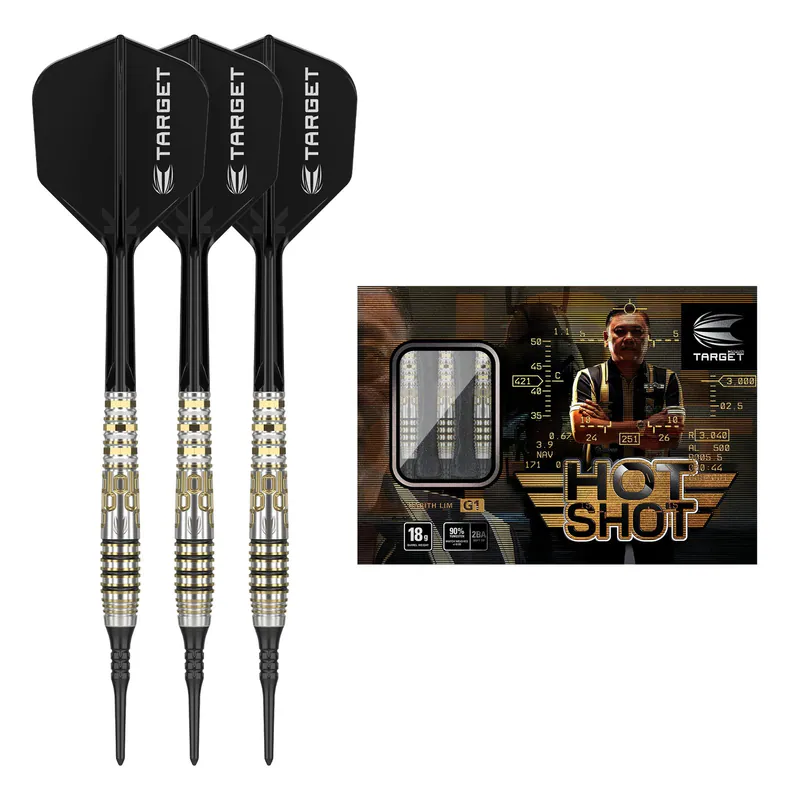 TARGET PRIME SERIES HOT SHOT HARITH LIM 90% 18G 2BA SOFT TIP DARTS