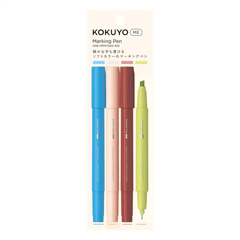 KOKUYO 2 Way Marker King Pen ME 4color Sortiment