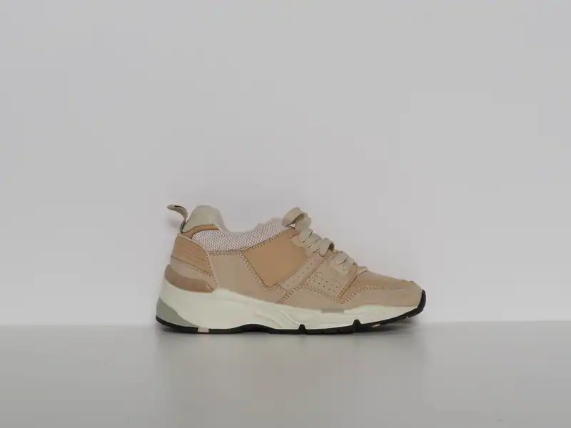 Sandro Damen Leder-Sneaker Beige Größe 38 EU SFACH00844