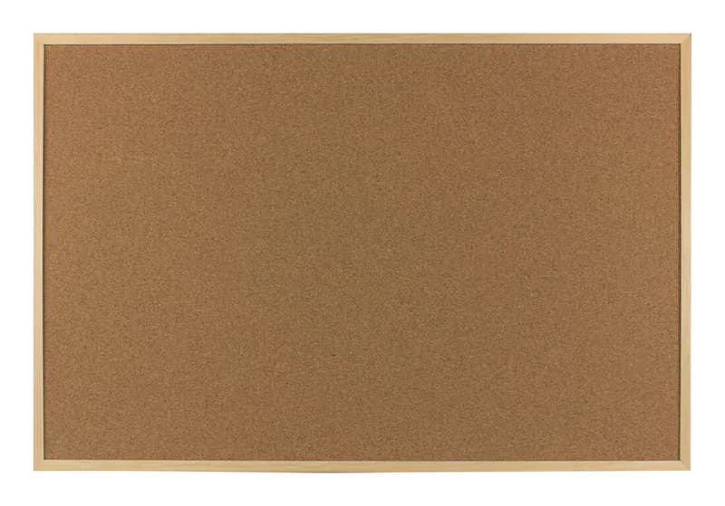 Pinnwand m. Papprückwand Pinwand Kork Memoboard 59 x 80 cm Korkboard Pinnboard