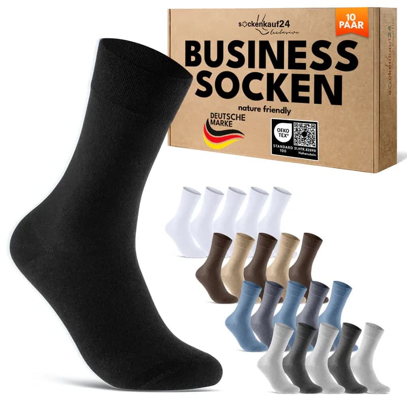 Premium Socken Komfortbund ohne Gummi ohne Naht Business Herren Damen Baumwolle