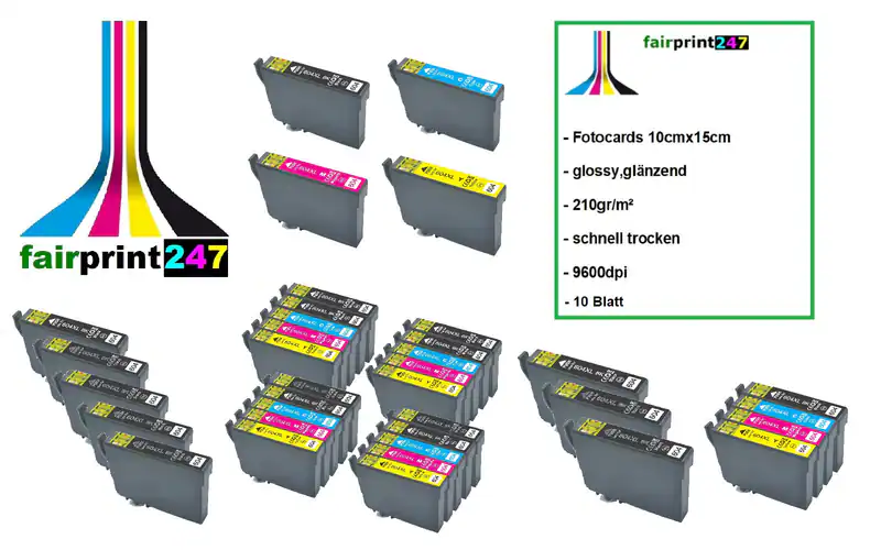 XL Patronen für Epson Expression Home XP-4200 XP-4205 XP-3200 XP-3205