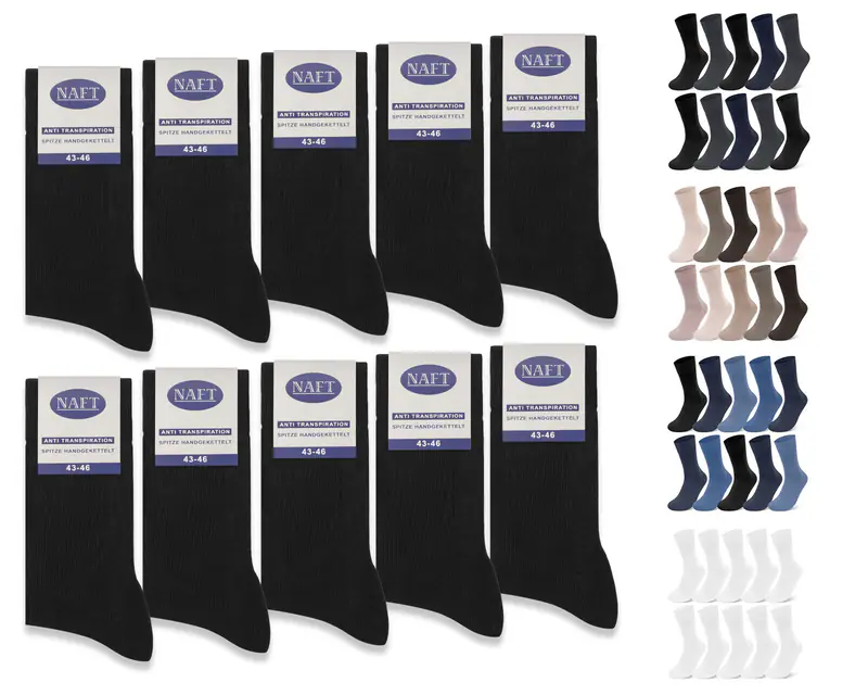 Business Socken Herren Damen 100% Baumwolle Socken ohne Gummi & Naht