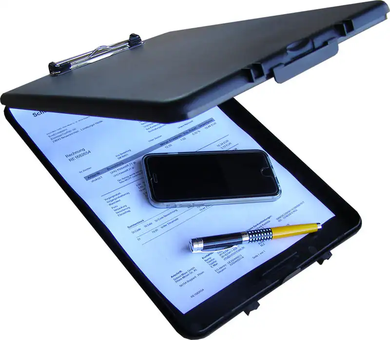 10 x Klemmbrett Klemmplatte Mappe Aufbewahrungsbox Clipboard Schreibunterlage