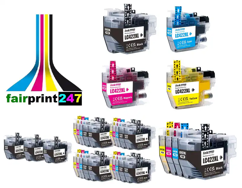 Patronen für Brother MFC-J5340DW MFC-J5340DWE kein original XXL-Füllmenge