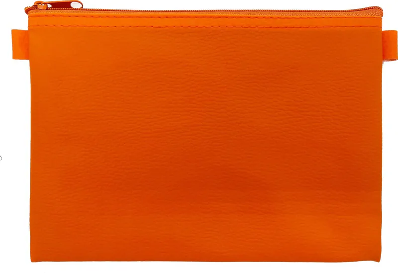 2 x Banktasche ORANGE Geldtasche Geldmappe Geldscheintasche Aufbewahrungstasche
