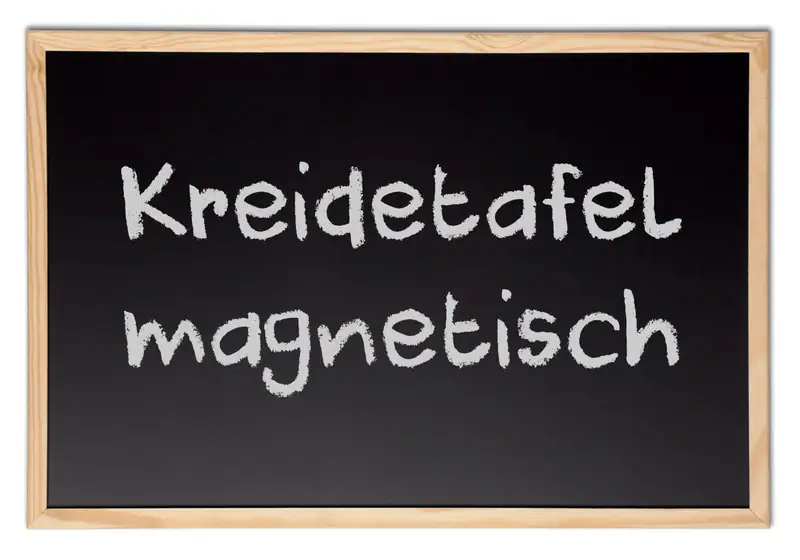 Kreidetafel Schultafel Holz MAGNETISCH 40 x 60 cm Pinnwand Magnettafel Maltafel