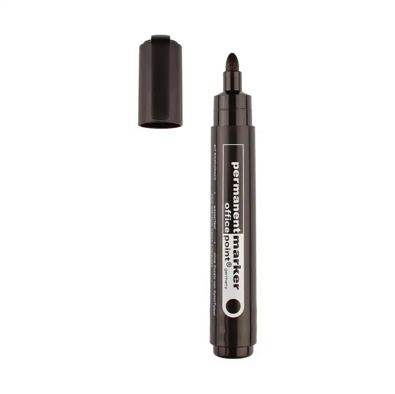 10 x Permanentmarker Marker Filzmarker wasserfest 2-5 mm rot schwarz grün blau