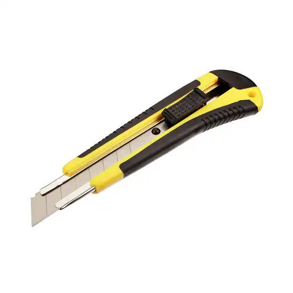 Cuttermesser mit 18mm Klinge, Profi Cutter für Heimwerker Führungschine Metall !