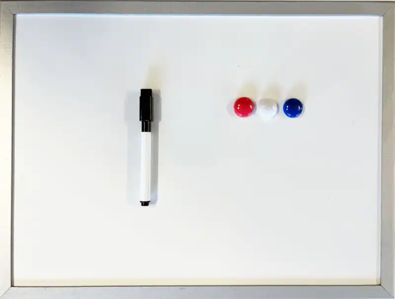 Magnettafel 30 x 40 cm Whiteboard Magnetwand 30x40 Magnetboard 4-teiliges Set