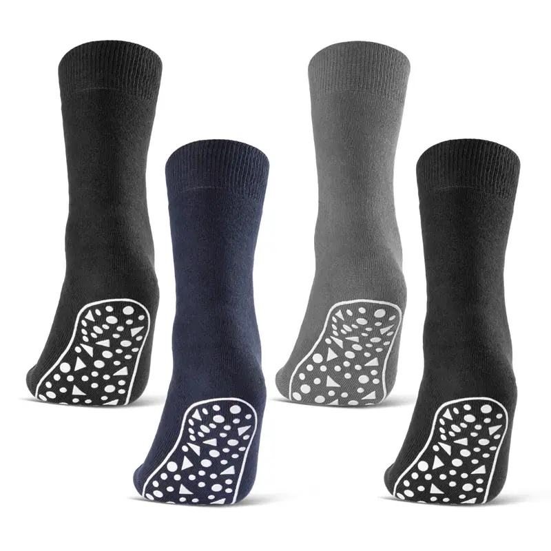 2 | 4 | 6 Paar Anti Rutsch Socken Herren Damen ABS Socken Stoppersocken