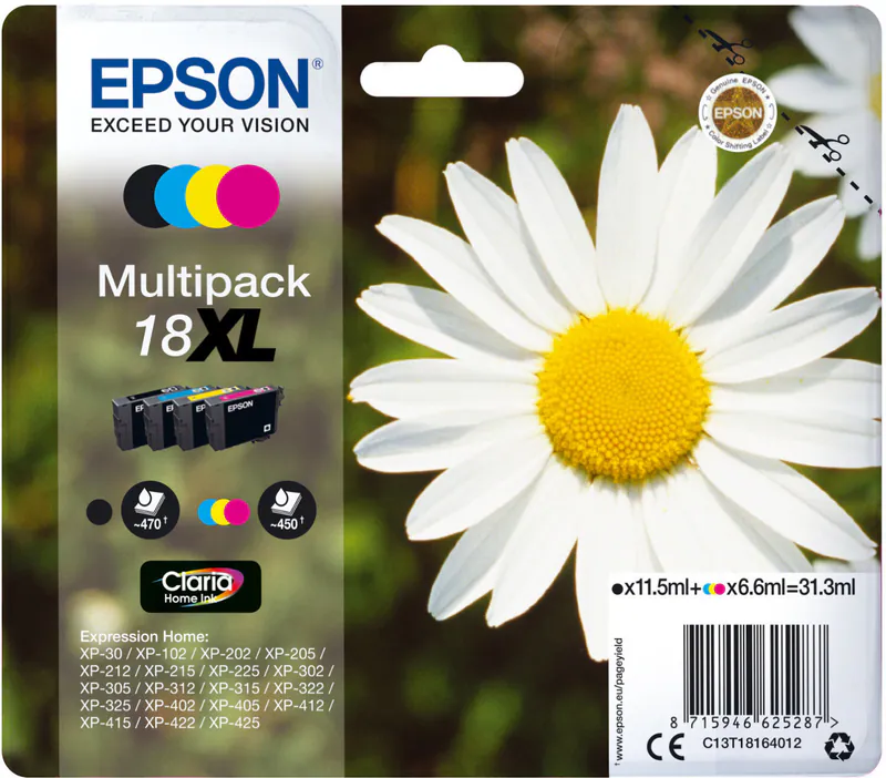 Original Epson 18XL T1816 MultiPack in OVP DAUM 2022-2024