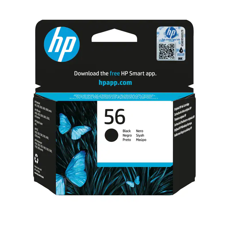 Original HP 56 schwarz OFFICEJET 4215 4255 5500 5505 5510 5610 OVP DATUM 2026