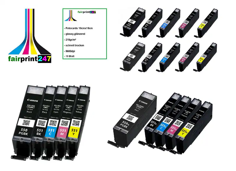 Original Canon Druckerpatronen für PIXMA MX725 MX925 iX6850