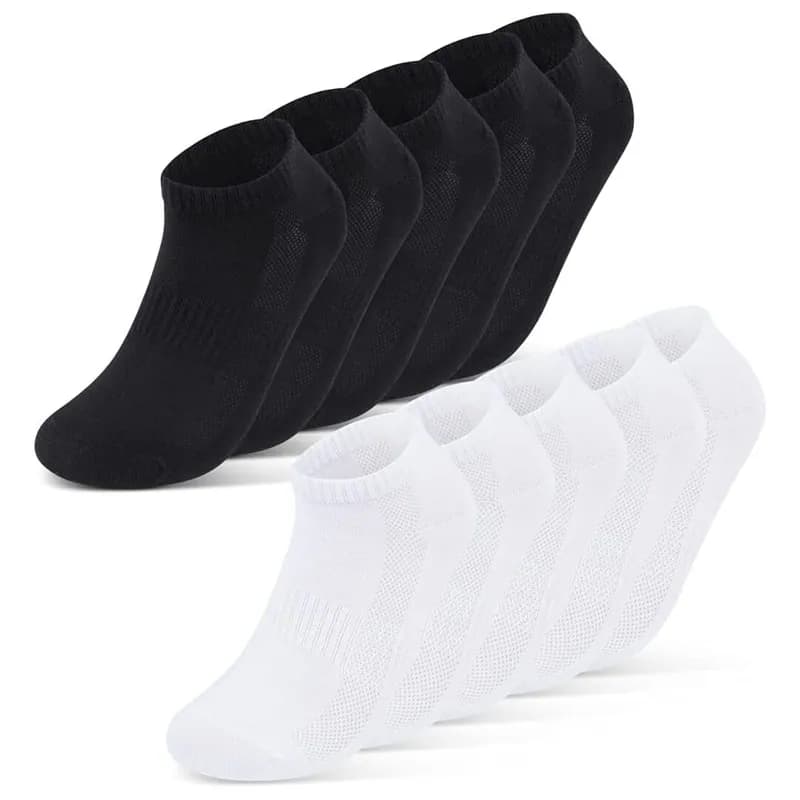 Atmungsaktive Sneaker Socken Herren Damen Sportsocken mit Mesh Baumwolle
