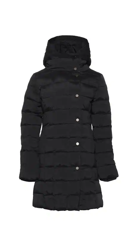 COP COPINE Damen Daunenjacke Chamalo Schwarz mittellang Größe 38 / M