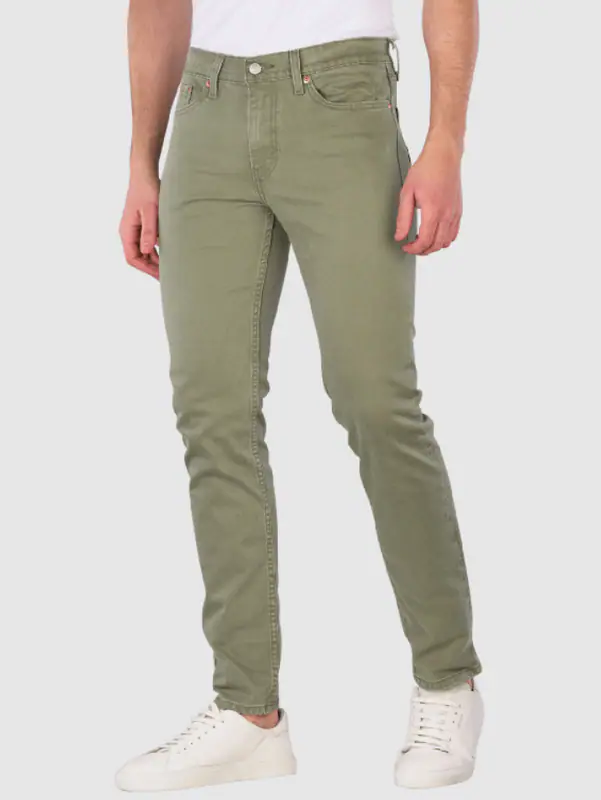 Levi's Jeans Grün W30 L32 Herren 511 Slim Stretch Denim Hose Extensible 04511608