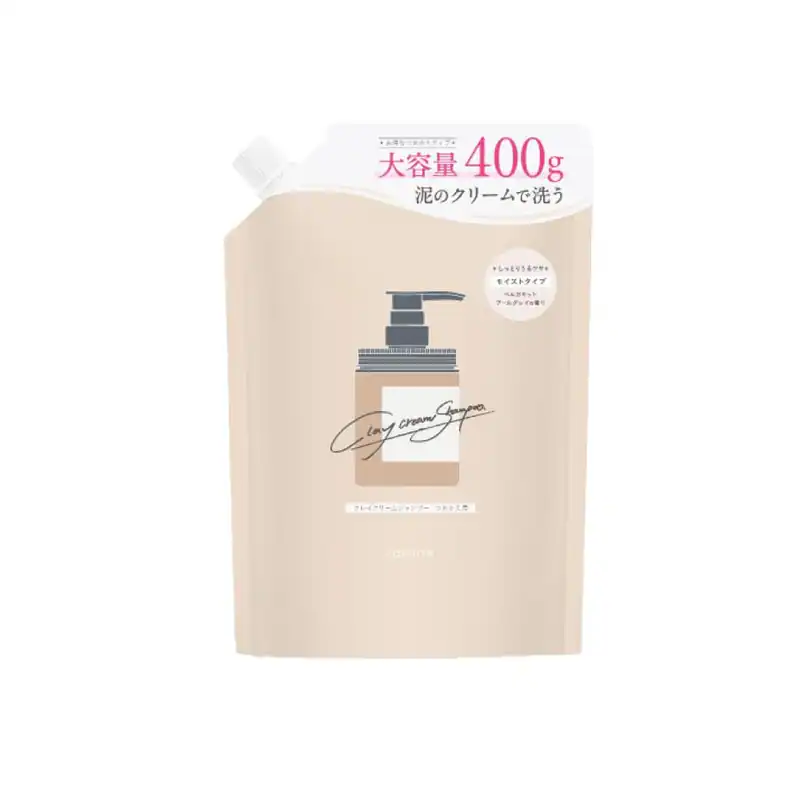 cocone Clay Cream Shampoo Aktivkohle Reparatur (Earl Gray Bergamot Refill)