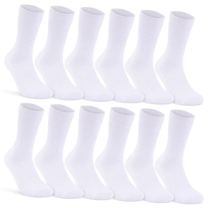 4 | 8 | 12 Paar Socken ohne Gummi 100% Baumwolle Diabetiker Socken Herren Damen