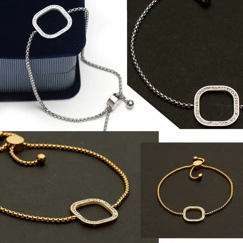 Damen Schmuck Armband Edelstahl Lebensbaum Strass zart dezent Geschenk Neu