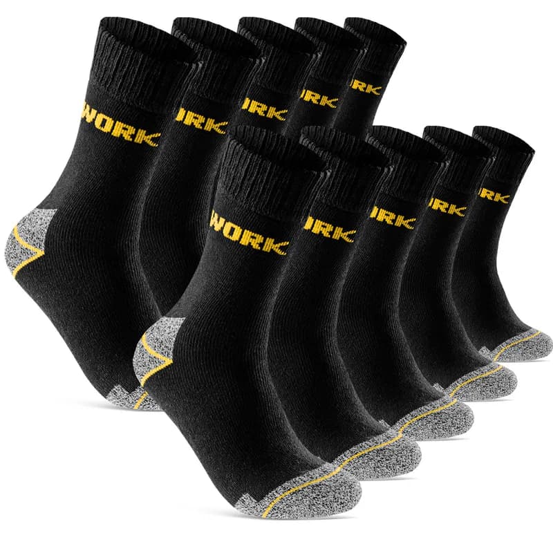 THERMO Arbeitssocken Herren Wintersocken WORK Socken mit Innenfrottee (10 Paar)