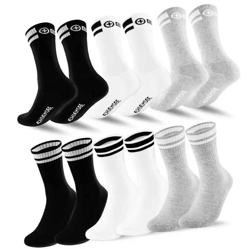 CHIEMSEE Sportsocken Tennissocken Herren Damen Socken Baumwolle 6 Paar
