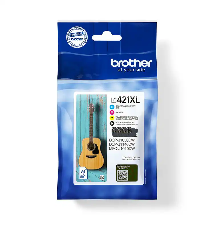 Original Brother LC421XL MultiPack 4 Patronen BK C M Y OVP DATUM 11/2024