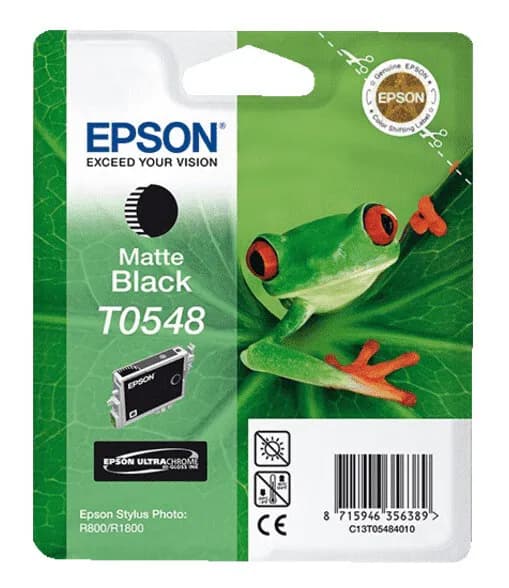 Original Epson T0548 schwarz matt Stylus Foto R800 R1800 o.V.