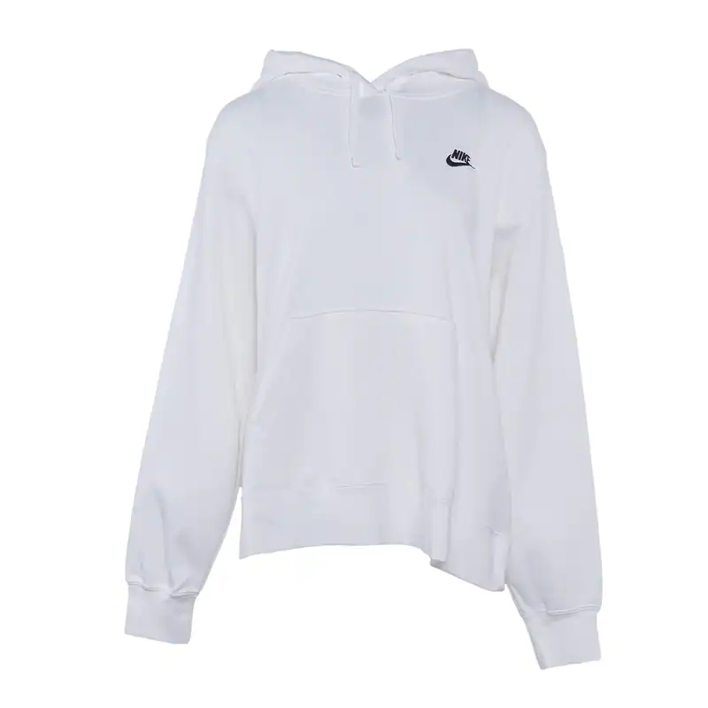 Nike Hoodie Weiß Fleece Gr. 1X Damen Pullover Kapuzenpullover Logo DV5092-100