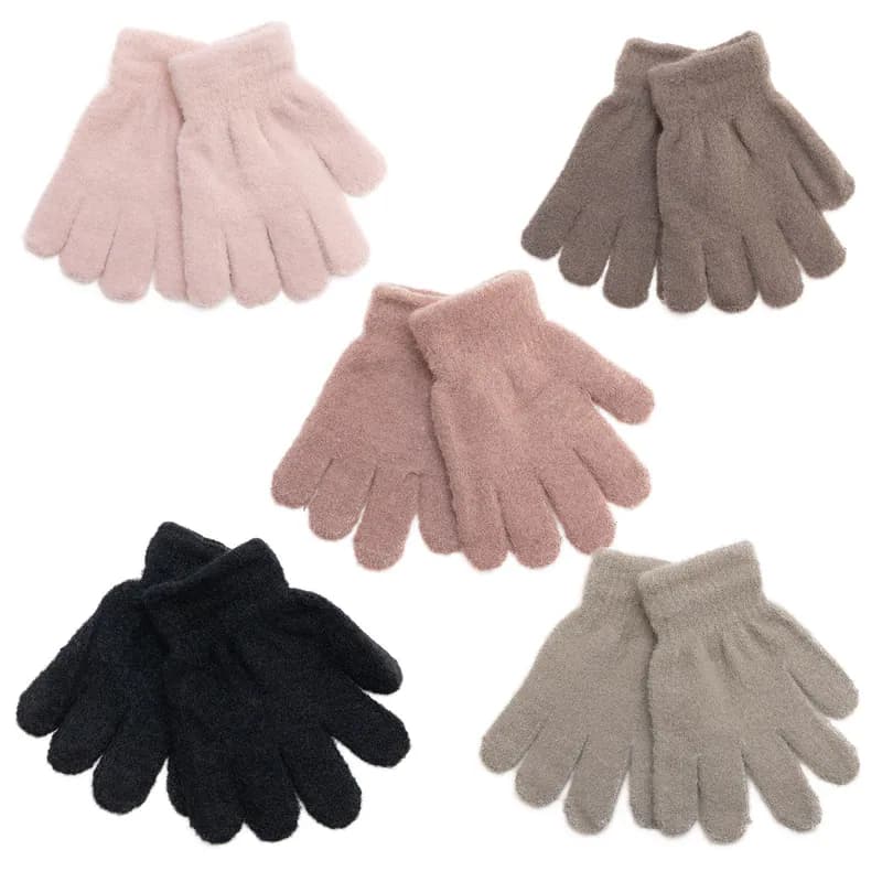 Kinderhandschuhe Unifarben Winter Fingerhandschuhe Mädchen Junge Handschuhe
