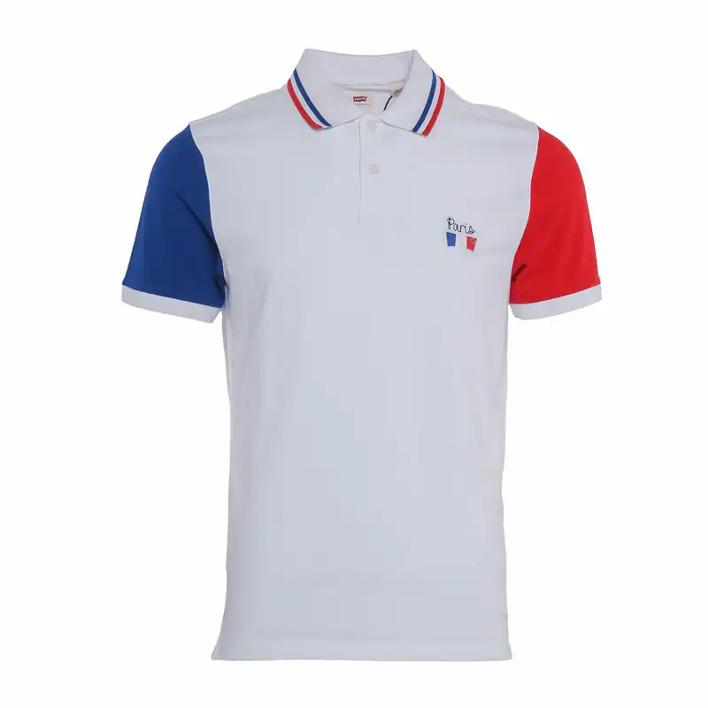 Levi's Poloshirt Weiß Herren Polo Shirt Logo Slim A48420048
